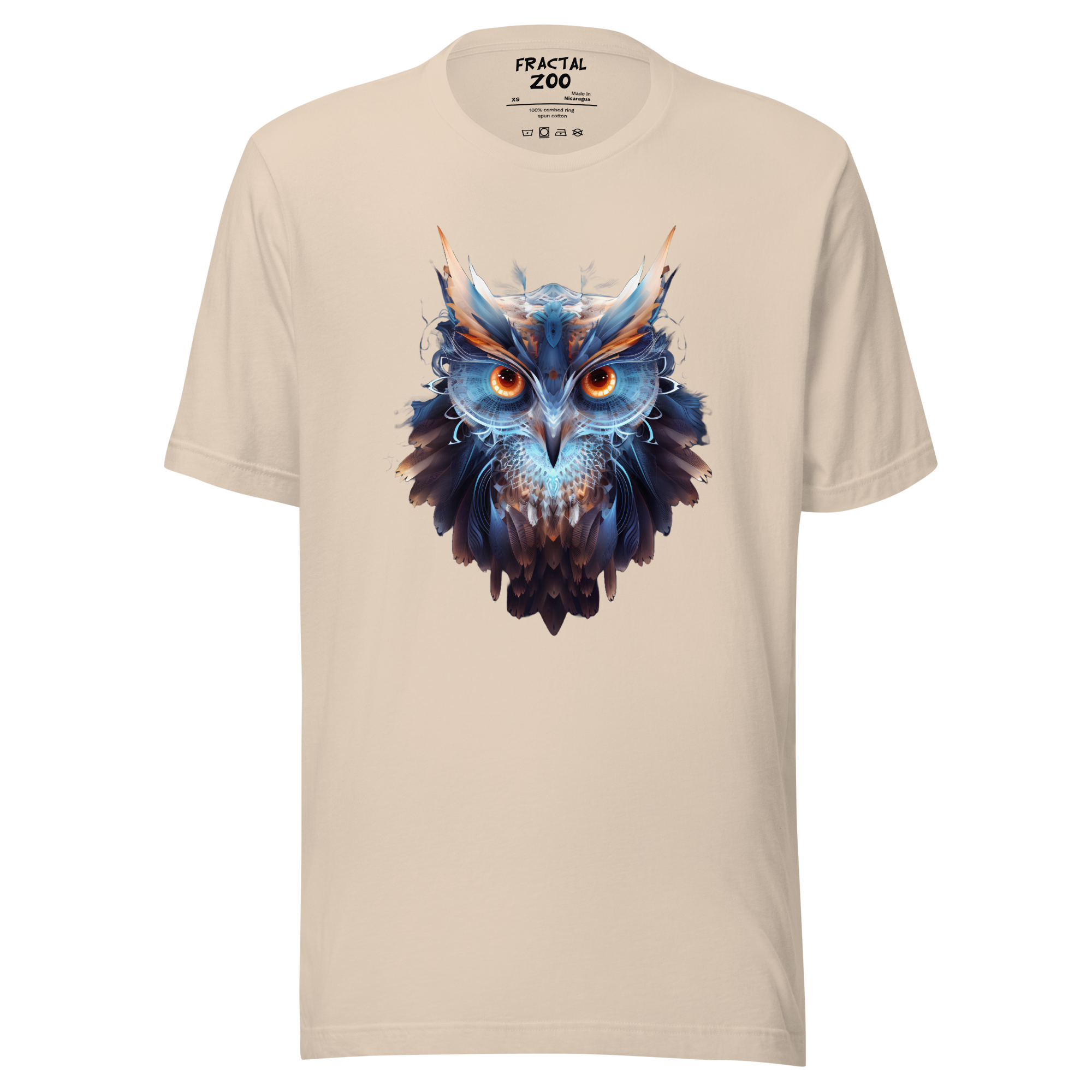 Psychedelic Rave Owl shirt